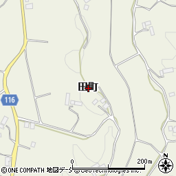 福島県二本松市田町周辺の地図