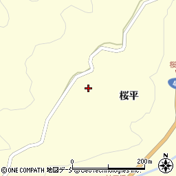 福島県二本松市田沢桜平101周辺の地図