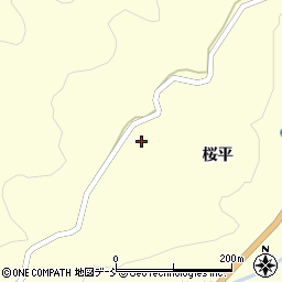 福島県二本松市田沢桜平100周辺の地図