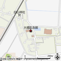 大橋記念館周辺の地図