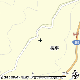 福島県二本松市田沢桜平98周辺の地図