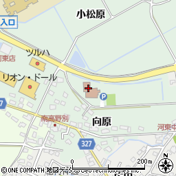 会津若松市役所　河東農村・環境改善センター周辺の地図