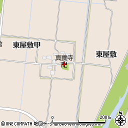 真養寺周辺の地図