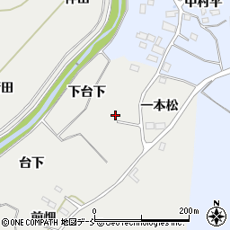 福島県南相馬市小高区小屋木一本松44周辺の地図