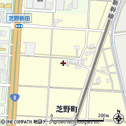 新潟県見附市芝野町1308周辺の地図