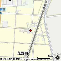 新潟県見附市芝野町甲周辺の地図