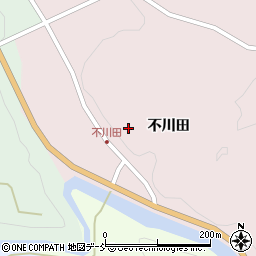 福島県二本松市戸沢不川田周辺の地図