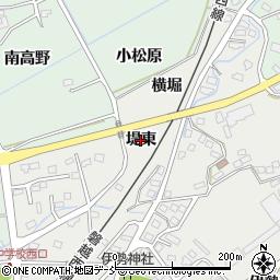 福島県会津若松市河東町広田（堤東）周辺の地図