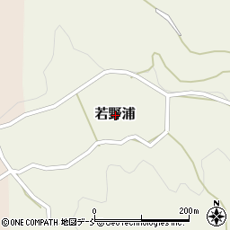 新潟県長岡市若野浦周辺の地図