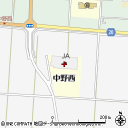 新潟県長岡市中野西甲周辺の地図