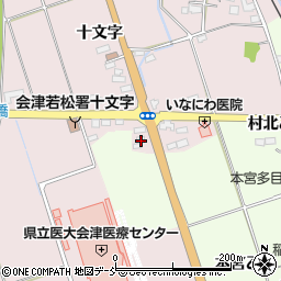 福島県会津若松市河東町谷沢十文字80周辺の地図