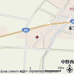 新潟県長岡市末宝434周辺の地図