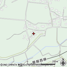 福島県磐梯町（耶麻郡）更科（前下り）周辺の地図