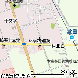 福島県会津若松市河東町谷沢十文字64周辺の地図