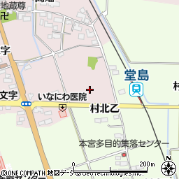 福島県会津若松市河東町谷沢高畑周辺の地図