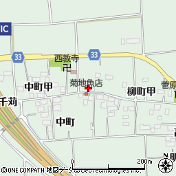 福島県河沼郡湯川村桜町来光寺周辺の地図