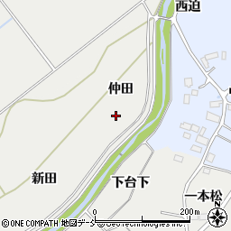 福島県南相馬市小高区小屋木（仲田）周辺の地図