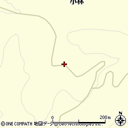 福島県二本松市田沢狼倉周辺の地図