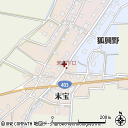 新潟県長岡市末宝417周辺の地図