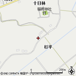 福島県南相馬市小高区飯崎（杉平）周辺の地図
