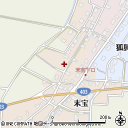 新潟県長岡市末宝周辺の地図