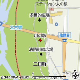 川の駅周辺の地図