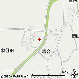 福島県大玉村（安達郡）大山（象目田）周辺の地図