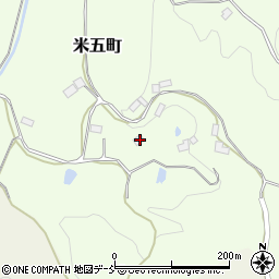 福島県二本松市米五町561周辺の地図