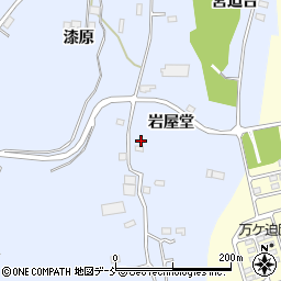 福島県南相馬市小高区吉名（岩屋堂）周辺の地図