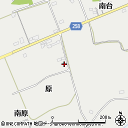 福島県南相馬市小高区飯崎原周辺の地図