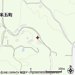 福島県二本松市米五町542周辺の地図