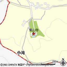 東山寺周辺の地図