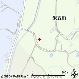 福島県二本松市米五町211周辺の地図