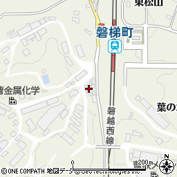 磐梯産業株式会社　現場事務所周辺の地図
