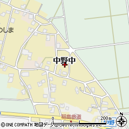 新潟県長岡市中野中周辺の地図