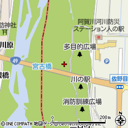 宮古橋周辺の地図