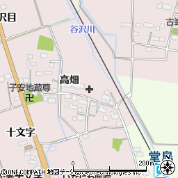 福島県会津若松市河東町谷沢（瀬戸田甲）周辺の地図