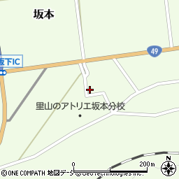 福島県河沼郡会津坂下町坂本大道下甲周辺の地図