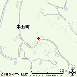 福島県二本松市米五町271周辺の地図