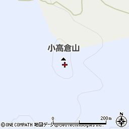 小高倉山周辺の地図
