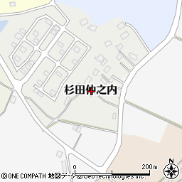 福島県二本松市杉田仲之内周辺の地図