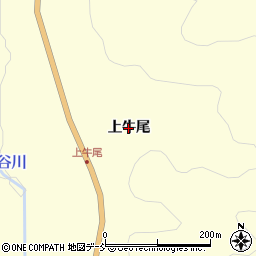 福島県西会津町（耶麻郡）下谷（上牛尾）周辺の地図