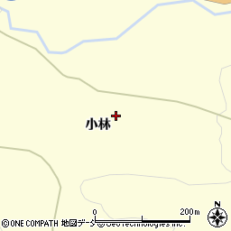 福島県二本松市田沢小林45周辺の地図