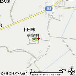 福島県南相馬市小高区飯崎十日林周辺の地図
