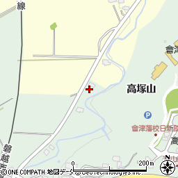 福島県会津若松市河東町南高野小松原42周辺の地図