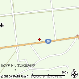 福島県河沼郡会津坂下町坂本中道東甲周辺の地図