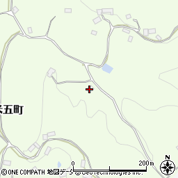 福島県二本松市米五町298周辺の地図