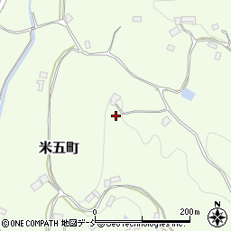 福島県二本松市米五町306周辺の地図