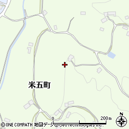 福島県二本松市米五町264周辺の地図