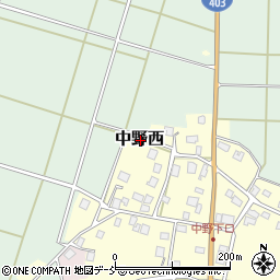 〒954-0175 新潟県長岡市中野西の地図